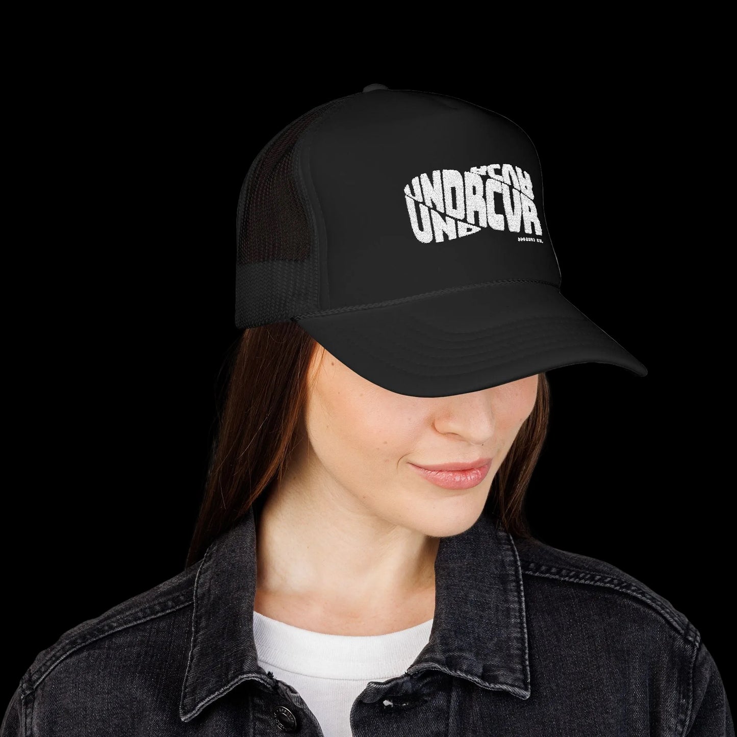Undercover Embroidered Logo Foam Trucker Hat | Retro Mesh Cap