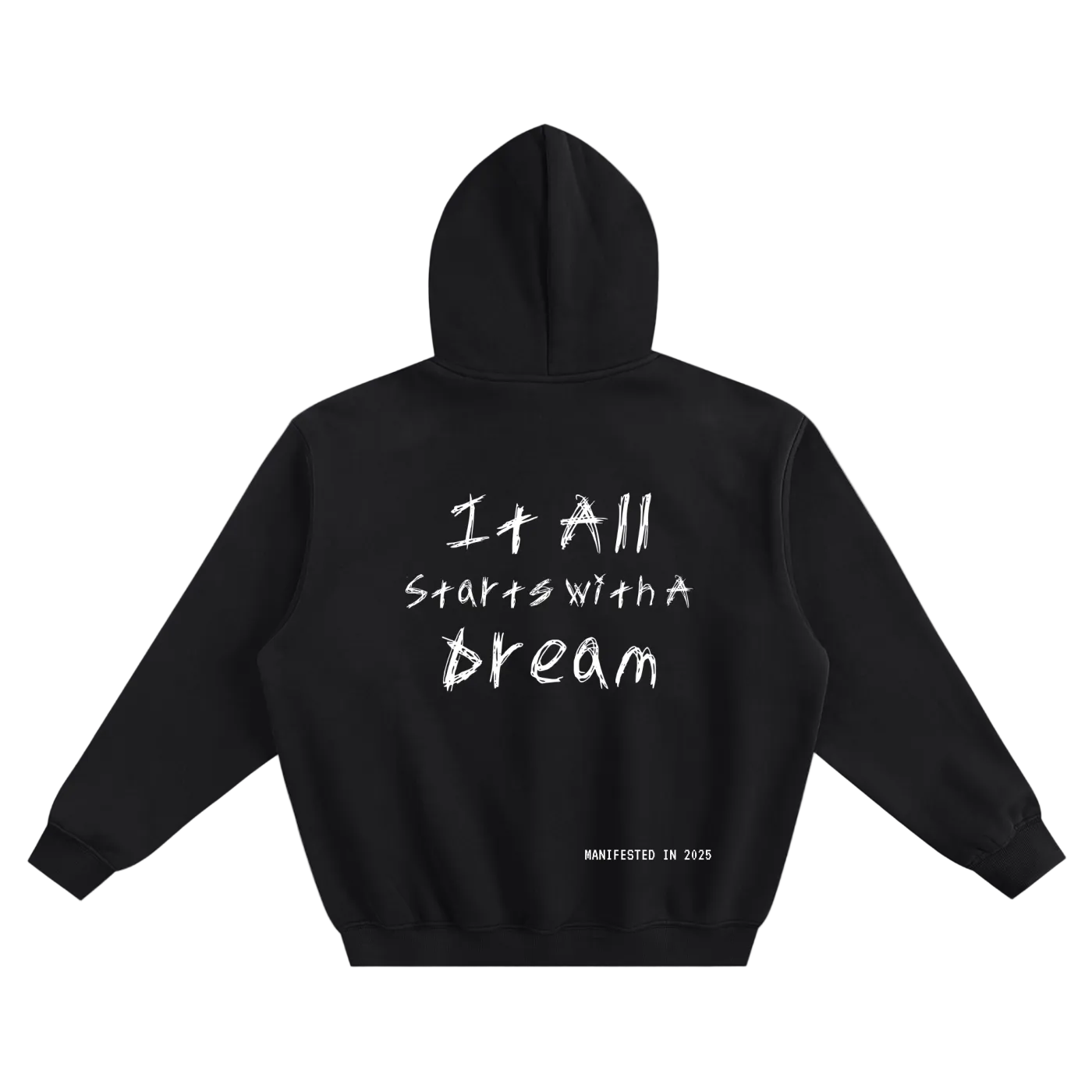 UNDRCVR "It All Starts With A Dream" Fleeced Boxy Hoodie