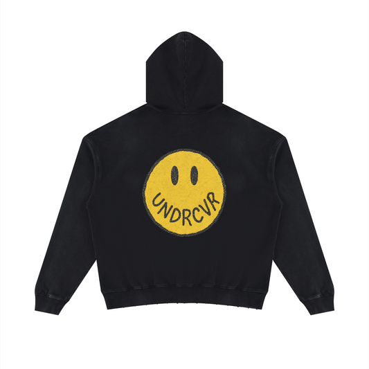 Why Stop Now? Hoodie - Washed Black