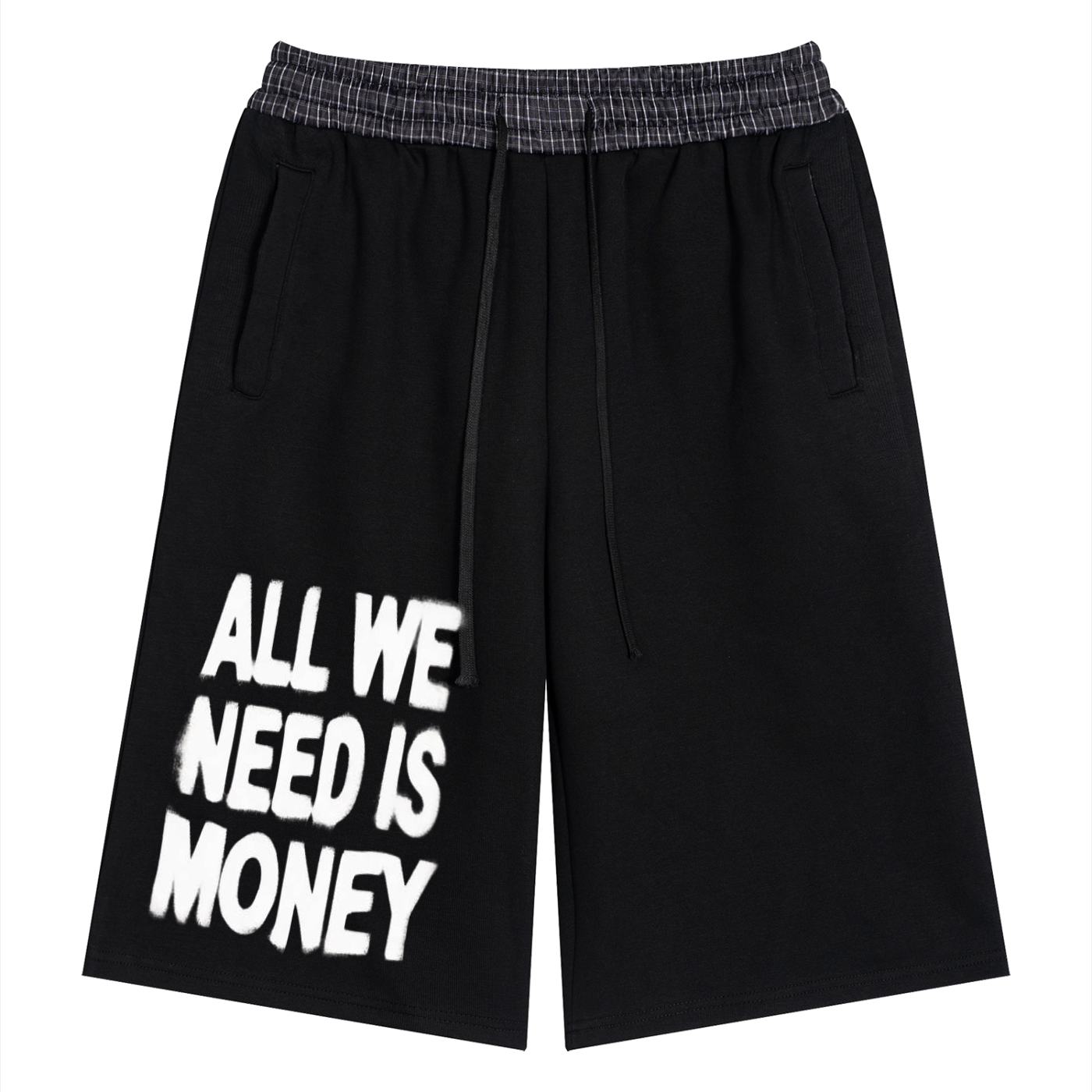 All We Need Is Money 3/4 Shorts