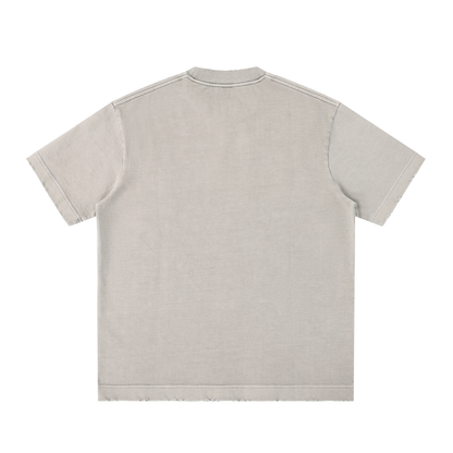 “UNDRCVR” Heavyweight Vintage Washed Frayed T-Shirt