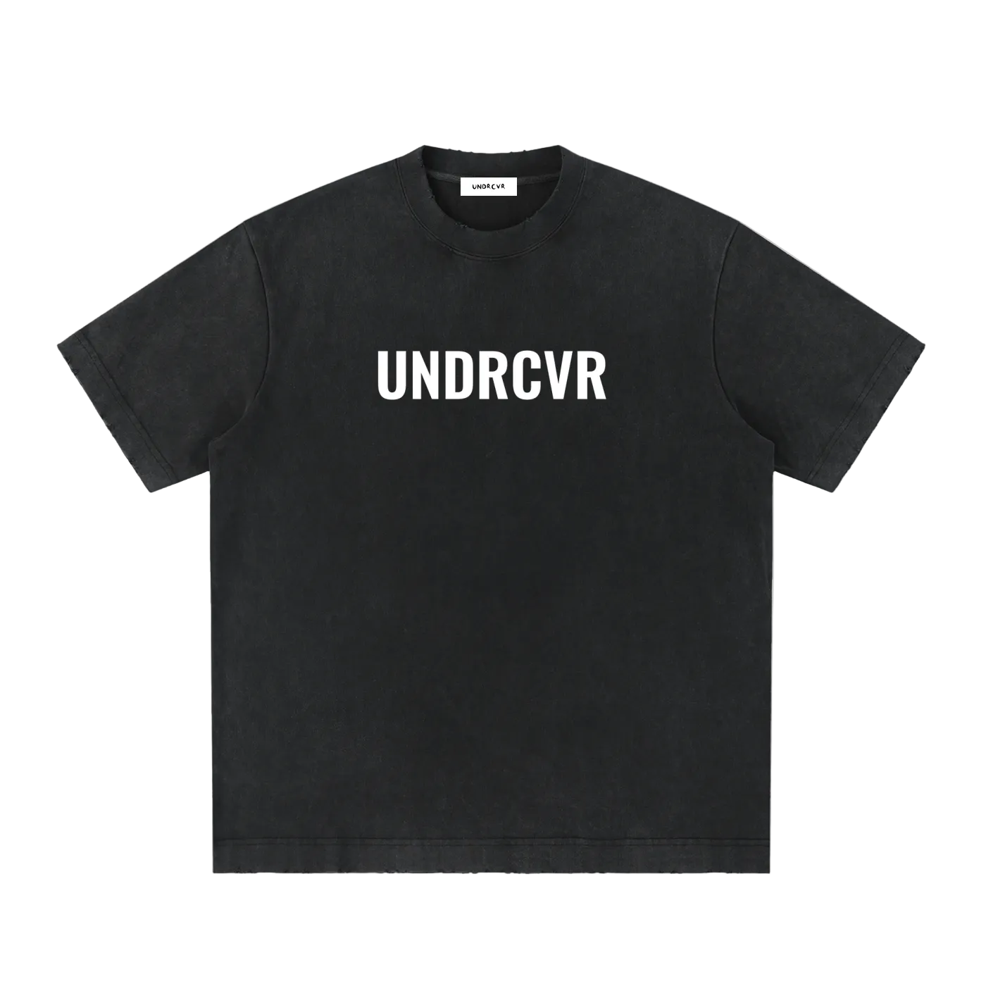 “UNDRCVR” Heavyweight Vintage Washed Frayed T-Shirt