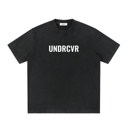 “UNDRCVR” Heavyweight Vintage Washed Frayed T-Shirt