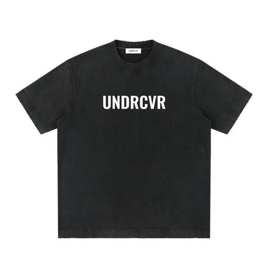 “UNDRCVR” Heavyweight Vintage Washed Frayed T-Shirt