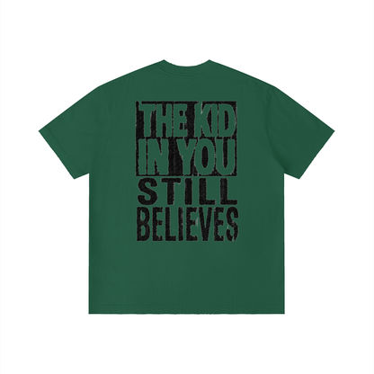 The Kid in You Tee - Vintage Green