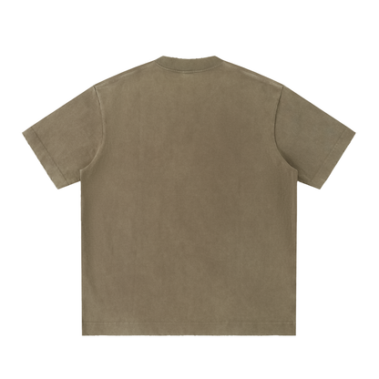 “UNDRCVR” Heavyweight Vintage Washed Frayed T-Shirt