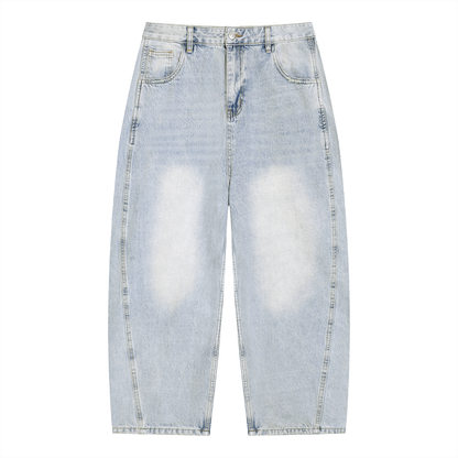 Sunfaded Barrel Jeans