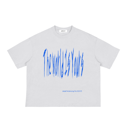 “The World Is Yours” Loose Boxy Tee