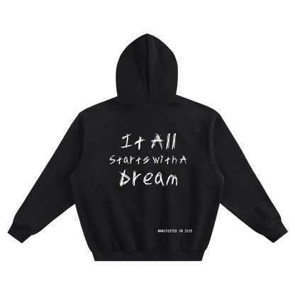 UNDRCVR "It All Starts With A Dream" Fleeced Boxy Hoodie