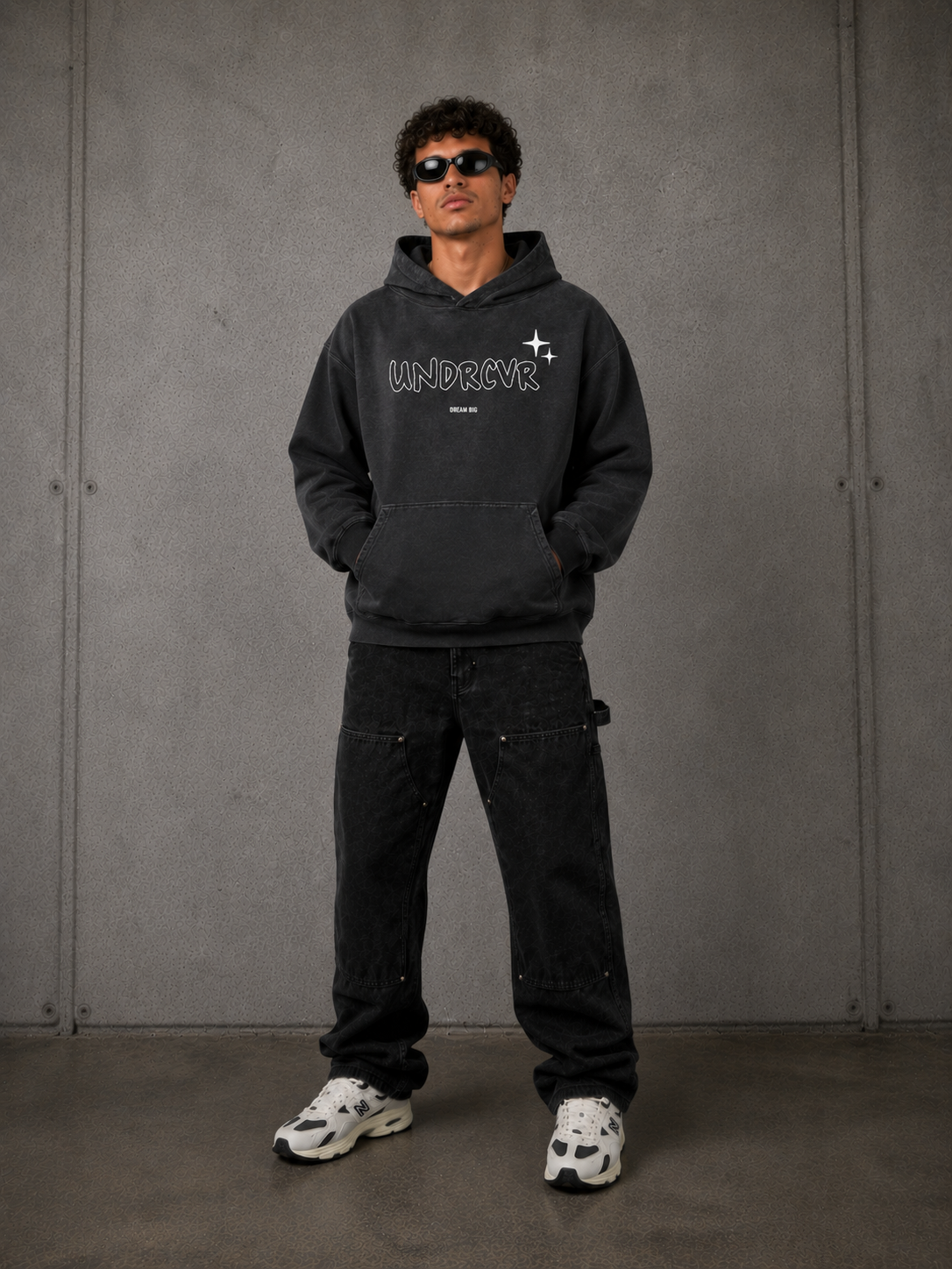 UNDRCVR Heavyweight Sunfade Oversized Hoodie