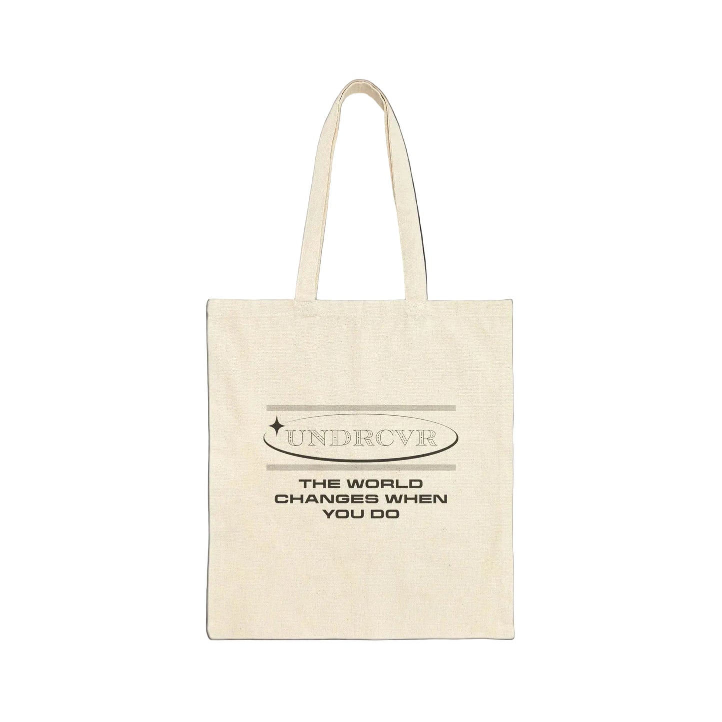 UNDRCVR Tote Bag "The World Changes When You Do"