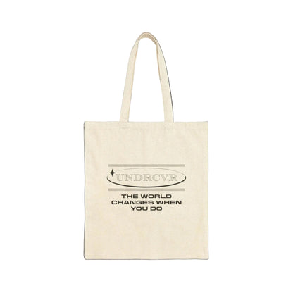 UNDRCVR Tote Bag "The World Changes When You Do"