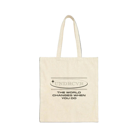 UNDRCVR Tote Bag "The World Changes When You Do"