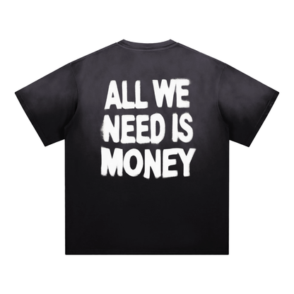FRANKLIN HEISMAN TEE — WASHED BLACK
