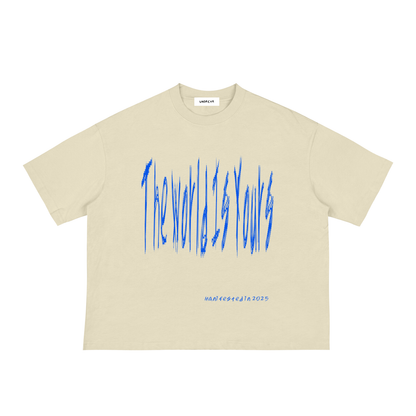 “The World Is Yours” Loose Boxy Tee