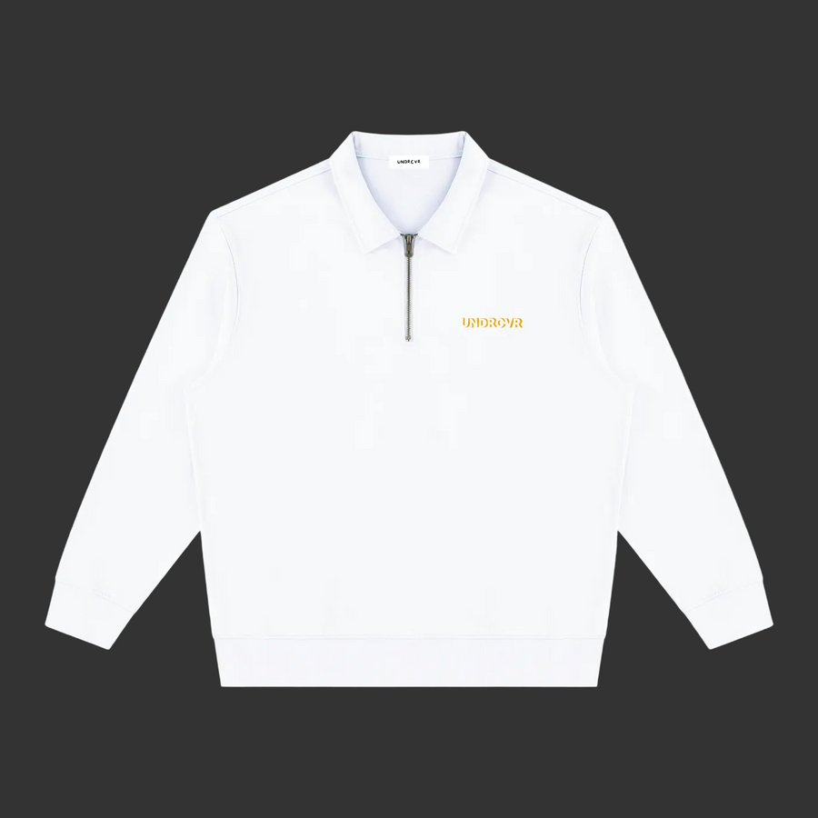 UNDRCVR Essential Quarter Zip — White