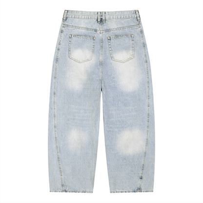 Sunfaded Barrel Jeans