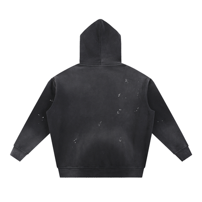 UNDRCVR USA Distressed Hoodie - Vintage Black