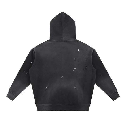 UNDRCVR USA Distressed Hoodie - Vintage Black