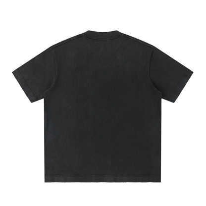 “UNDRCVR” Heavyweight Vintage Washed Frayed T-Shirt