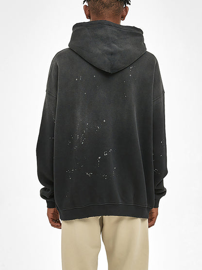 UNDRCVR USA Distressed Hoodie - Vintage Black