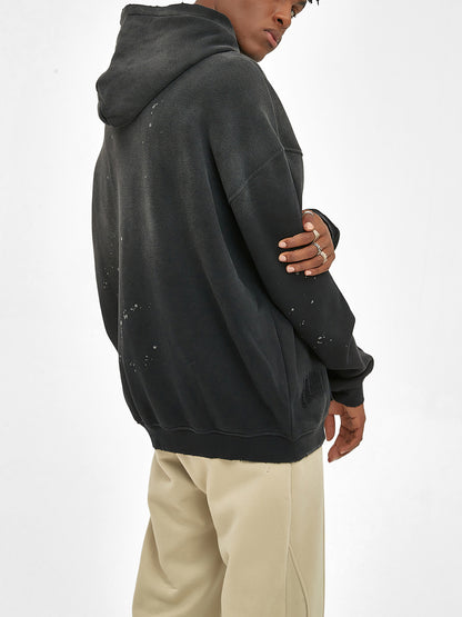 UNDRCVR USA Distressed Hoodie - Vintage Black