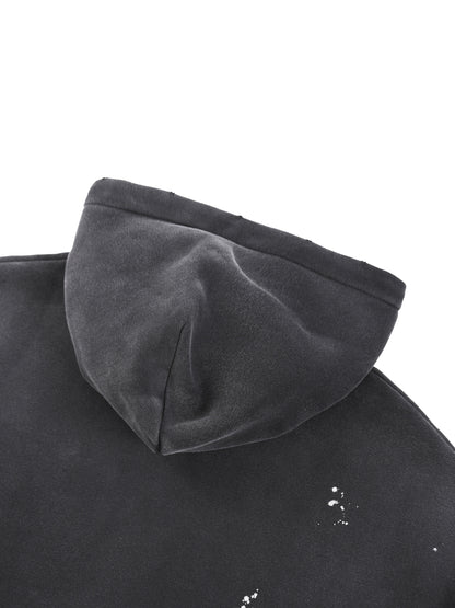UNDRCVR USA Distressed Hoodie - Vintage Black
