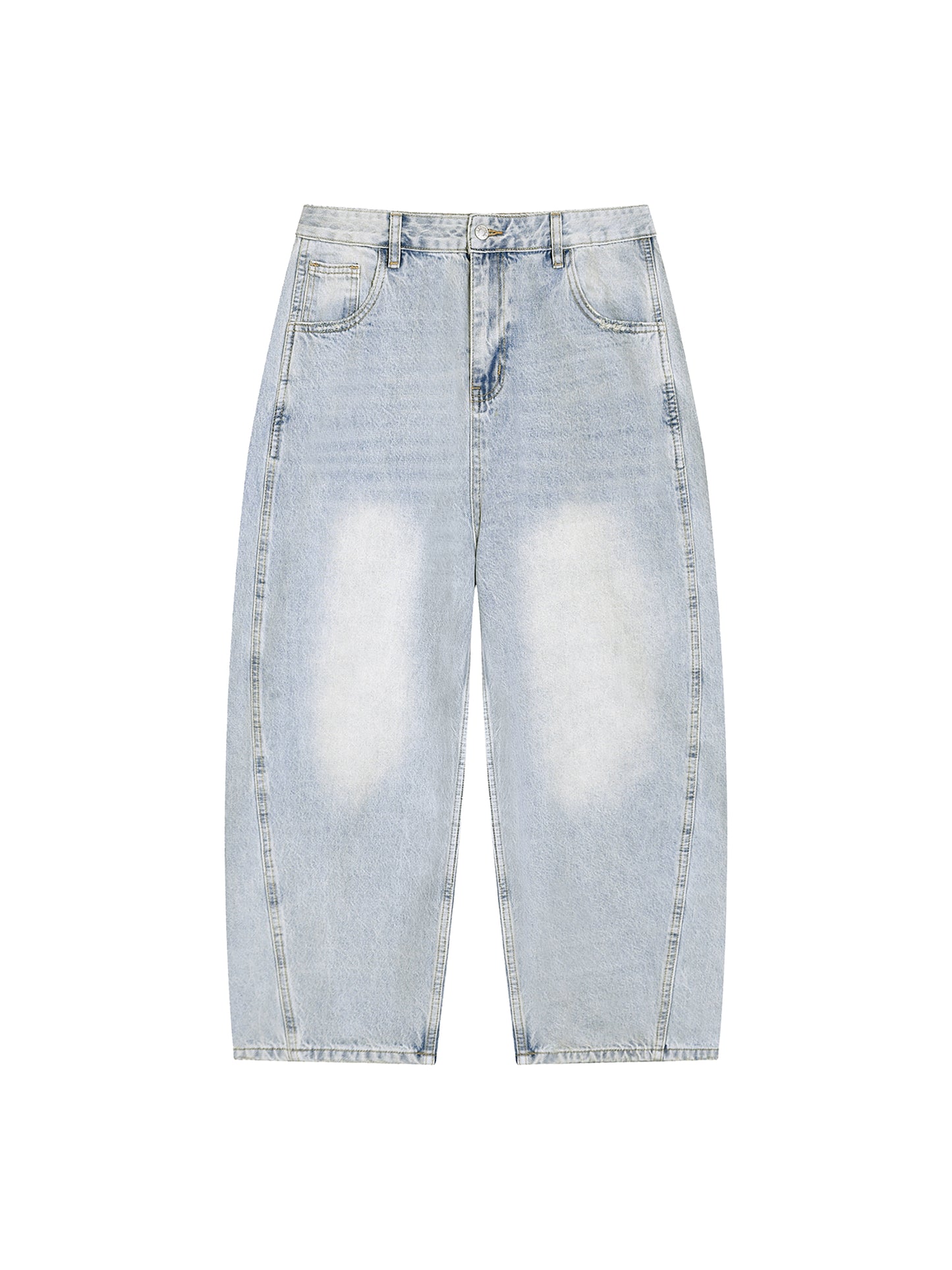 Sunfaded Barrel Jeans