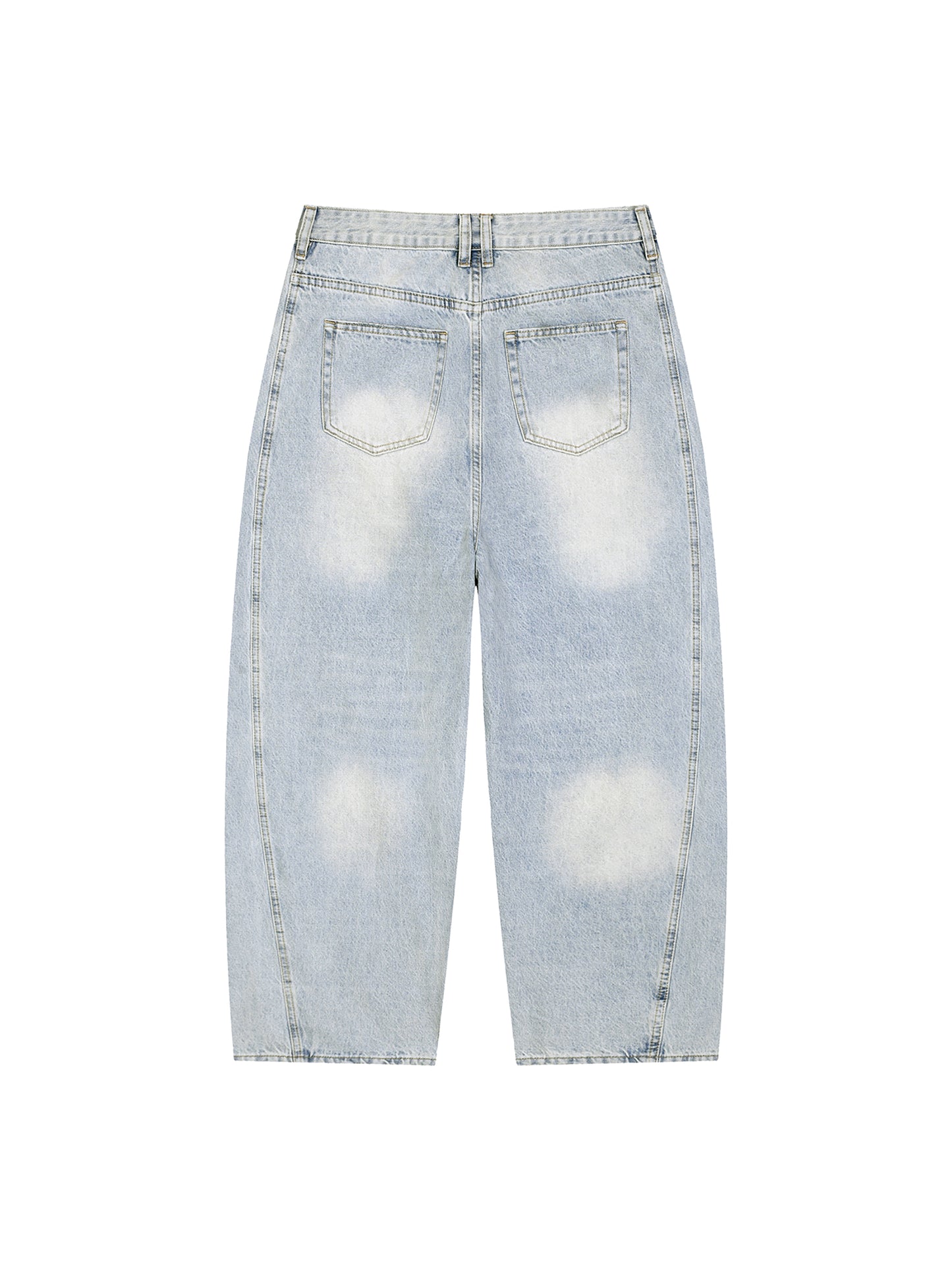 Sunfaded Barrel Jeans