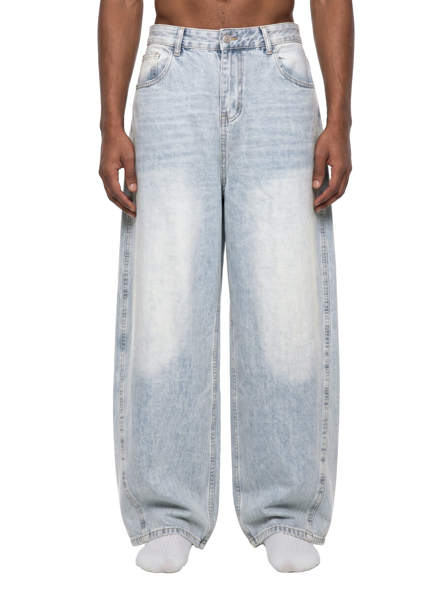 Sunfaded Barrel Jeans