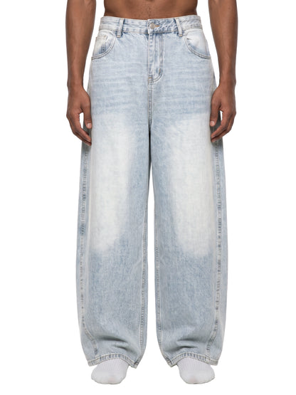 Sunfaded Barrel Jeans