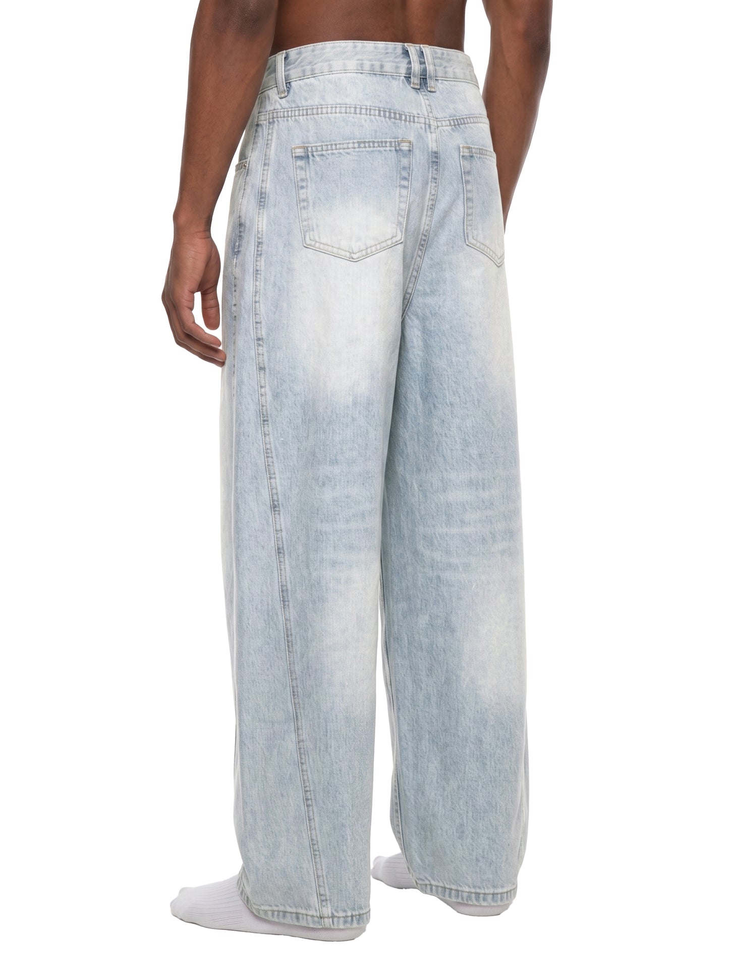 Sunfaded Barrel Jeans