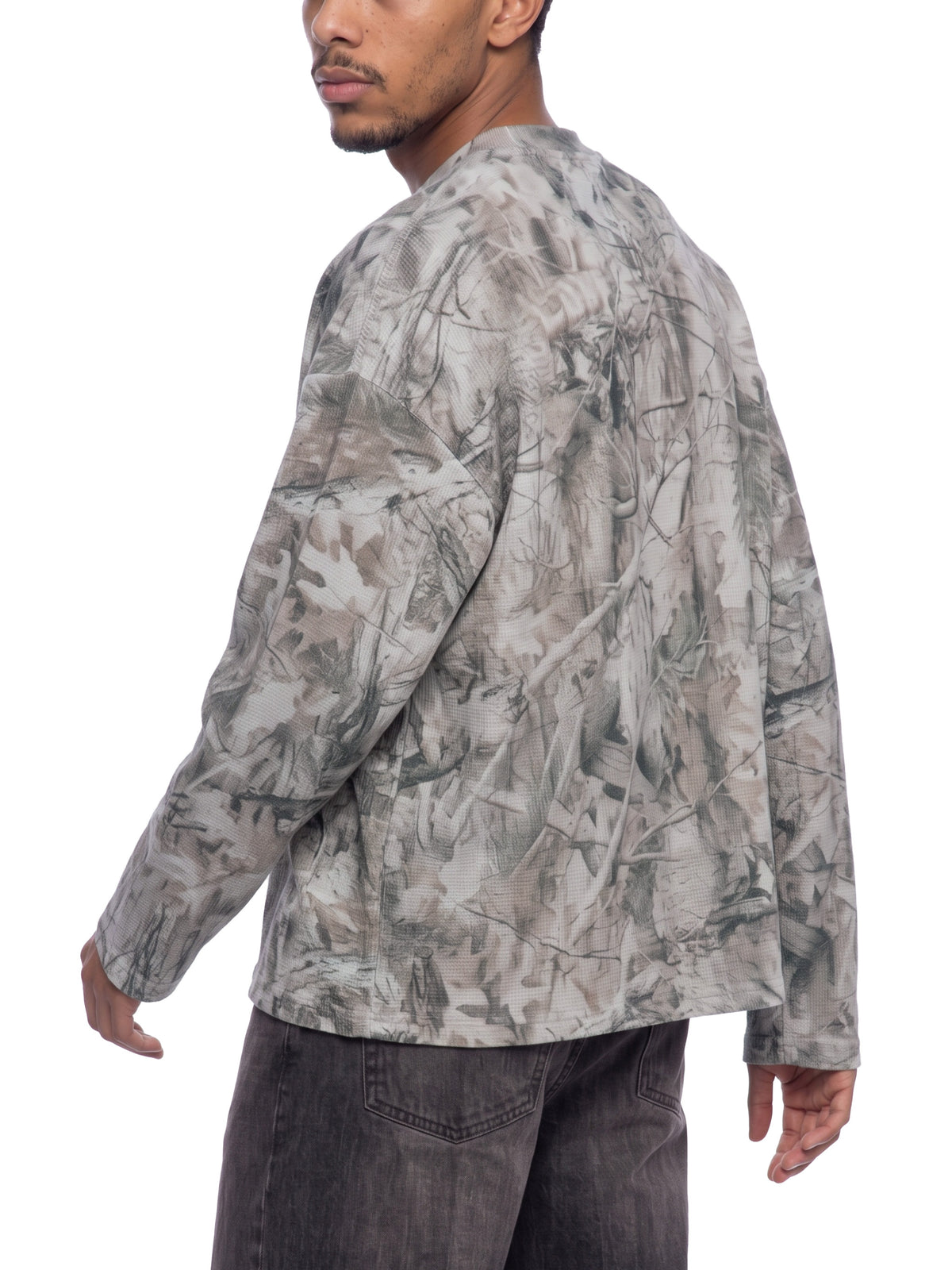 UNDRCVR Woodland Long Sleeve — Ash Camo