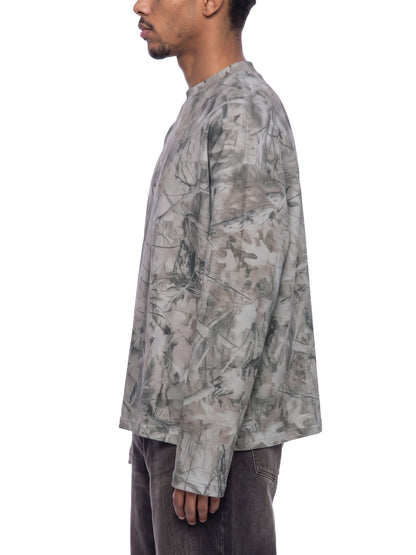 UNDRCVR Woodland Long Sleeve — Ash Camo
